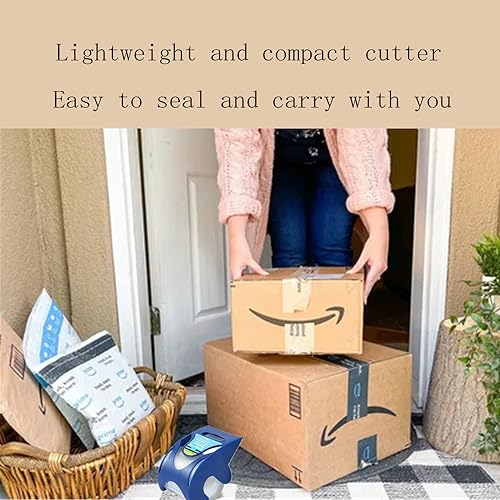 6 Rolls Clear Packing Tape - Quiet Packaging Tape 1.5 INCH Core Shipping Tape Refill Rolls Moving Tape for Packing Boxes, 2" x 25 Yards - size: 6 Rolls