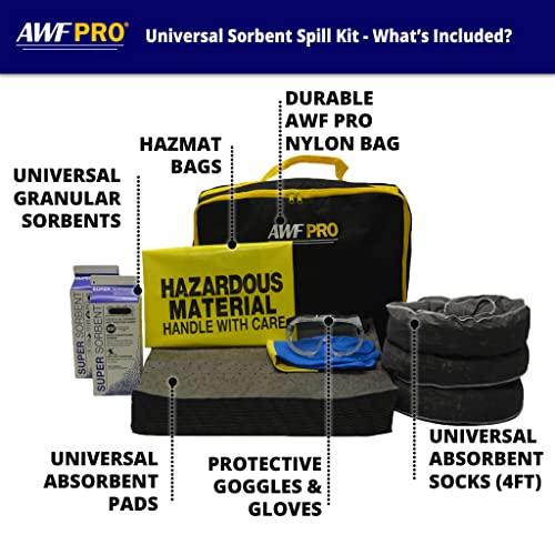 AWF PRO Portable Trucker Universal Spill Kit, 31 Pieces - size: Trucker Spill Kit