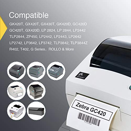 BETCKEY 4" x 6" (102mm x 152mm) Shipping Thermal Label, 12 Roll/3000 Labels - color: 12-rolls (3000 Labels)