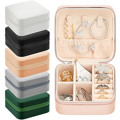 Taiyin 6/12/50 Pcs Travel Jewelry Case Bulk - color: Multicolored