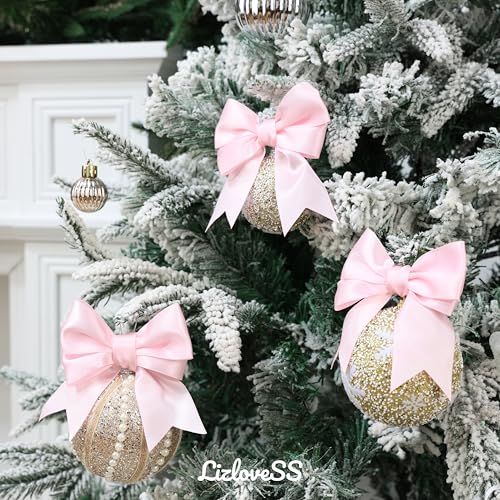 Pre-Tied Baby Pink Twist Tie Bows 3.5 Inch 24 Pack - color: Baby Pink