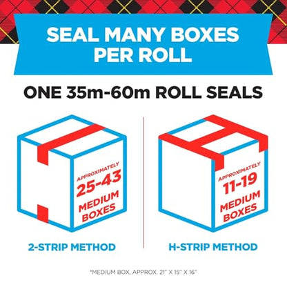 Scotch(R) 3850 Heavy-Duty Shipping Tape, 1 7/8In. X 43 7/10 Yd., Pack of 3