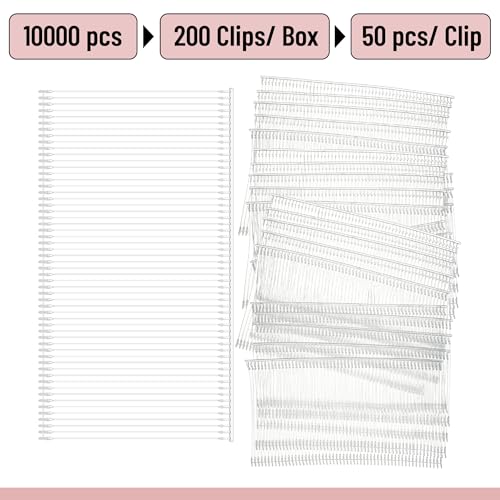 Mr. Pen- Standard Tagging Gun Fasteners, 2 Inch, 10000 pcs, White - size: 2 Inch, 10000 pcs