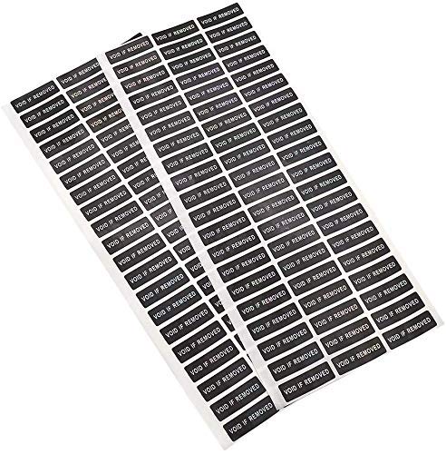 Bartovation 'Void If Removed' Hologram Tamper Stickers 1x3 cm, 140 Stickers