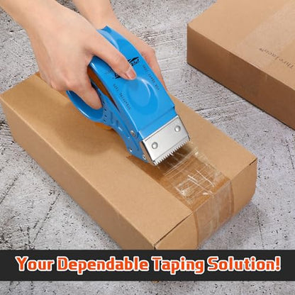 Watersay 12 Pcs 2" Packing Tape Gun Heavy Duty Tape Dispenser for Packing