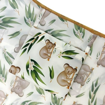 allydrew Medium Foldable Tote Nylon Reusable Grocery Bag (Set of 2) - color: Koalas