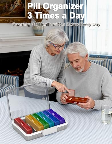 CTIME 4-Tier Extra-Large Medicine Organizer with Portable Pill Case Empty - size: Extra Large 4-Tier Set