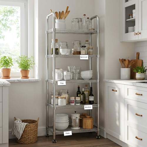 Tatuo 200 Plastic Label Holders for Wire Shelf, Reusable Clip, Black - color: Black