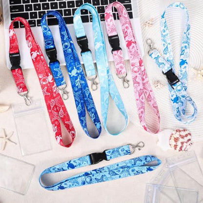 6 Pack Cruise Lanyard for Ship Cards, Cruise Essentials 2026, Starfish - color: 6 Pack Starfish