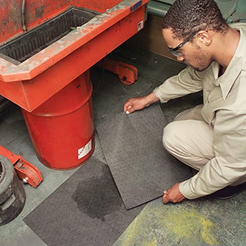 PIG Mat | Oil Absorbent Mat | Original PIG Mat | 15" x 20" Mat Pads | Absorbs 11 Gallons per Box | 100 Oil Absorbing Pads | Lightweight | MAT155 - size: 100 Count