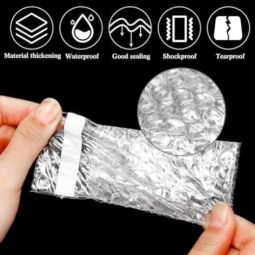 Perkoop Bubble Bags Double Bubble Pouches, 2 x 3.15 Inch, 120 Pcs - size: 2 x 3.15 Inch
