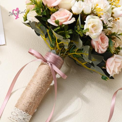 MAYREEL Dusty Rose Satin Ribbon 1/4 Inch Double Faced 50 Yards - color: Dusty Rose, size: 1/4 Inch