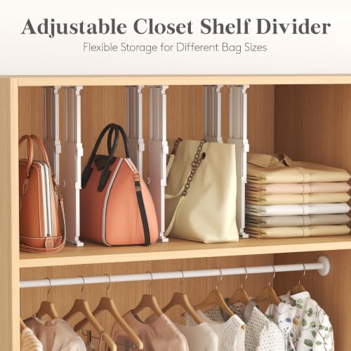 Lifewit 3.2" High Drawer Dividers for Clothes, Adjustable Drawer Organizers - size: 3.2"H, 10.5-16.5"L