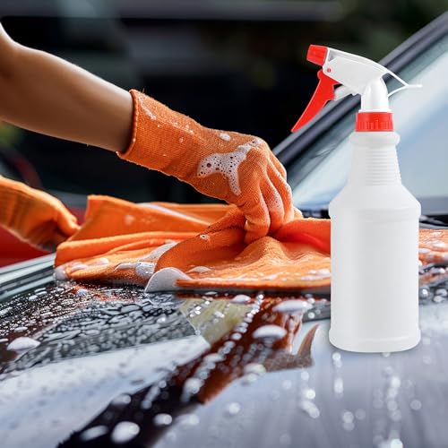 2 Pack 16 Oz Spray Bottles,Adjustable Empty Spray Bottle for Cleaning Solutions,Refillable Spray Bottle,Spray Bottle Bulk for Garden,Plants,Water,Kitchen and Commercial
