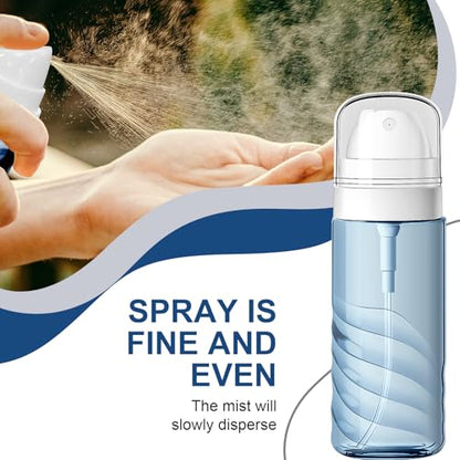 Yolaist 2 Pack 2oz/60ml Small Spray Bottle, Fine Mist TSA Travel Size Toiletries Sprayer – Refillable & Leak Proof Mini Empty Mister for Hair, Face Toner, Cleaning, Plants - size: 60 milliliters