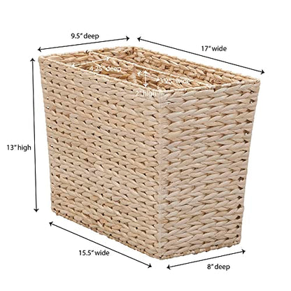 Household Essentials Side by Side Magazine Rack, Cattail - color: Cattail, style: Side to Side