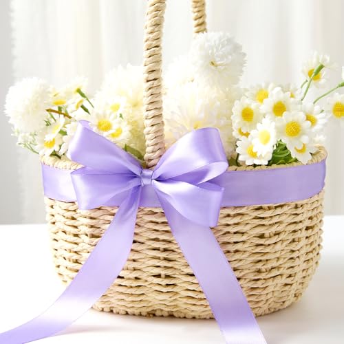 Light Purple Satin Ribbon 1 Inch x 100 Yards - color: Light Purple
