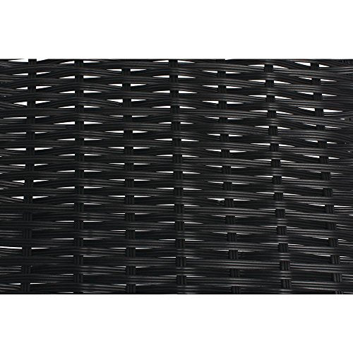 HUBERT Black Produce Basket - 11 1/2"L x 14"D x 1 1/2" to 4"H - color: Black, size: 11.5"Lx14"Dx1.5-4"H