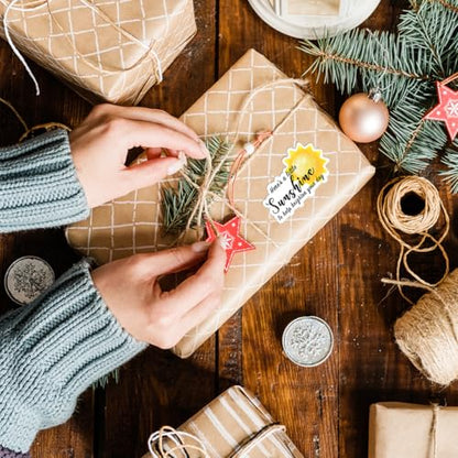 Here's a Little Sunshine to Help Brighten Your Day Stickers, Funny Sun Small Business Mailbox Stickers,Business Order Handmade Mailer Package Sticker, Happy Mail Paster, 500 PCS - style: Here's a Little Sunshine