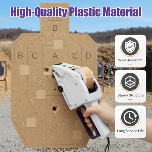 Target Paster Tape Gun, Label Applicator with 2 Rolls