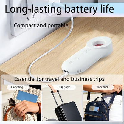 Naibudx Multifunctional Hidden Camera Detector: Detects Hidden Cameras, Features Vibration Alarm and Flashlight, a Great Companion for Business Trips and Travels