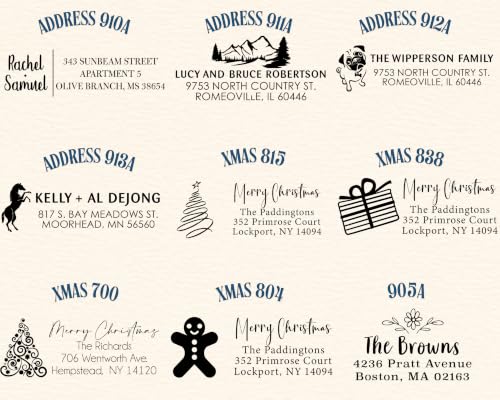 Custom Return Address Labels on a Roll, Personalized Mailing Labels, 2.5" x 0.75", Self-Adhesive Address Stickers, 50 to 500 Labels, Optional Clear Label Dispenser (Handwritten)