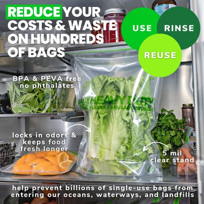 SMELLY PROOF Reusable Clear Odor-Proof Storage Bags - 10-Pack Bundle - Extra Large (12" x 16") & Large (10" x 8.5") - Barrier Technology - Made in the USA