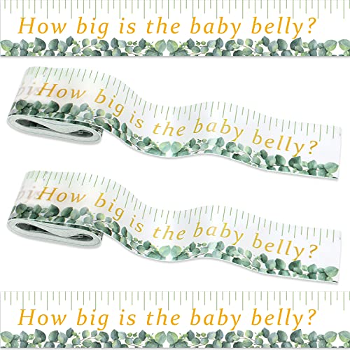 Coume 2 Rolls Baby Shower Measuring Tape 2 Inch x 150 Feet, Greenery - style: Greenery