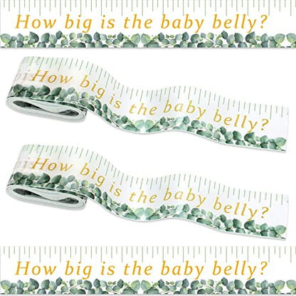 Coume 2 Rolls Baby Shower Measuring Tape 2 Inch x 150 Feet, Greenery - style: Greenery