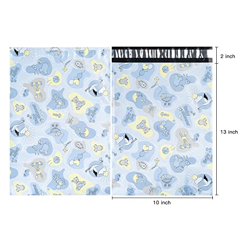 RUSPEPA Baby Poly Mailers Shipping Bags Pretty Thick Self Adhesive Mailing Envelopes, 10x13 inches, 40 Pack