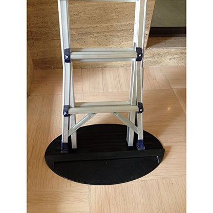 Extension Ladder Stop Mat,Safe Non-Slip Anti-Skid Anti-Slip Stopper Mat, Soft Rubber 27"x15.7",Stepladder Telescoping Accessories Part,Floor Protect Protection Safety
