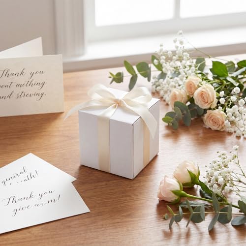 CRUGLA 50 Pack 5x5x5 Shipping Boxes, Small White Mailing Boxes - size: 5x5x5 Inch 50 Pack
