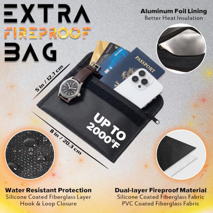 Small Safe Box for Money, Mini Money Safe for Home (Black)