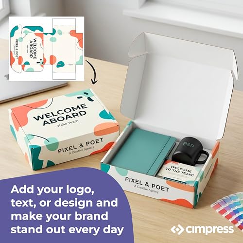 Personalized Mailer Box, Add Logo or Text, 11.25" x 9" x 3", 12 Pack, White Cardboard Gift Box, Medium Corrugated, Shipping Boxes for Small Business, Custom Packaging, Subscription Box - size: 11.25" x 9" x 3"