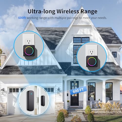 Door Chime, Door Chimes When Door Opens, Door Sensor Door Open Alarm