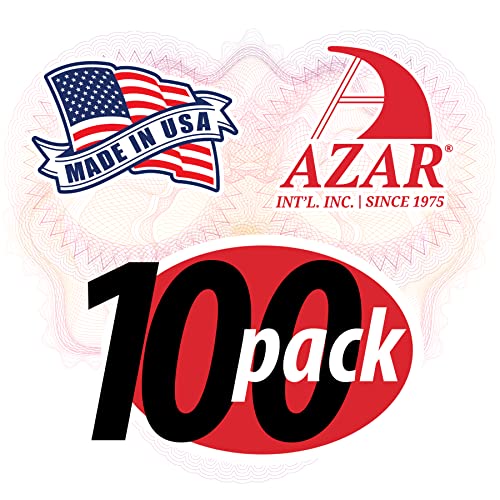 Azar Displays 252012-100PK Acrylic Trifold Brochure Holder Plastic Counter top Organizer 100-Pack, Clear - size: 100-Pack, style: No Business Card Pocket