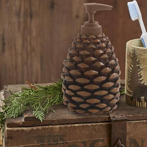 Park Designs Pine Bluff Pinecone Soap Dispenser - color: Pinecone Soap Dispenser