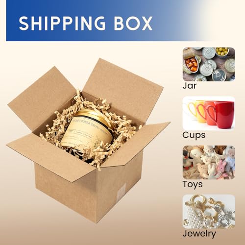 Mefleet 4x4x4" Small Shipping Boxes 100 Pack Corrugated Cardboard Box Brown - size: 4x4x4 inches (100 Pack)