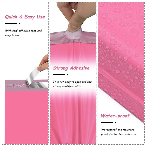 JinRuiKJ Poly Mailers 12x15.5 Inch, 50 Pcs Shipping Bags, Pink - color: Pink, size: 12*15.5inch 50pcs