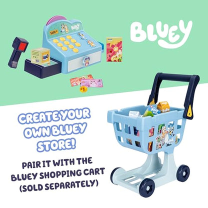 Bluey Cash Register Playset, Interactive Play Register with Scanner - style: Cash Register