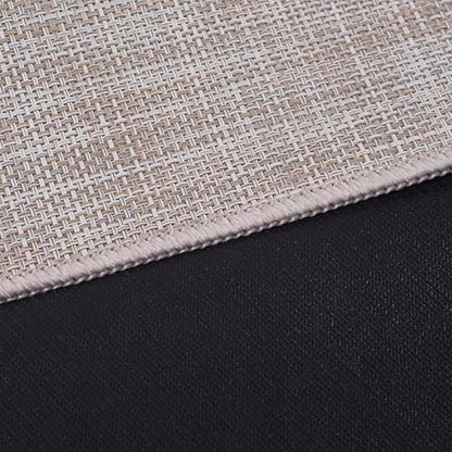 Office Chair Mat for Hardwood Floors,Thick Rubber Mat – Heavy Duty Anti-Slip Protection for Rolling Chairs, Home Office Desk Rug (Beige, 36"×48")
