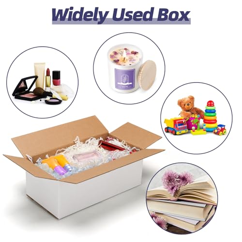 40 Pack Small Shipping Boxes 8X4X3 Inches - size: 8x4x3