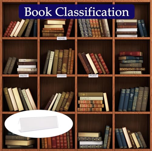 Shelf Label Holder 3"L x1"H 30Pcs Clip on 0.6"-0.8" Thick Shelves