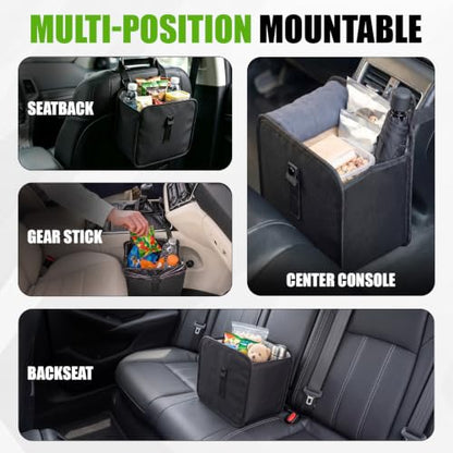 BFXM Car Trash Can, 2 Gallons Car Garbage Bag Hanging - color: 2 Gallons