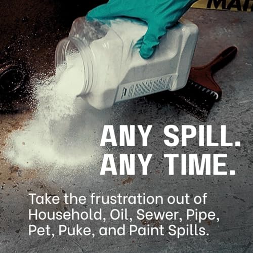 Enpac ENSORB Spill Cleanup Granular Absorbent for use with Oil, Hazmat, Chemical, Caustic, and Universal Liquids (24ct. 1-Qt.) - size: (Qty 12) 1-Quart