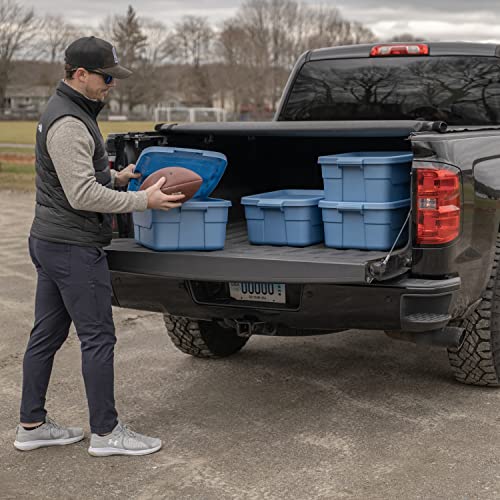 CX Rugged 10-Gallon Heavy Duty Stackable Storage Bins with Lids, 4 Pack - size: 10 Gallon, style: 4-Pack