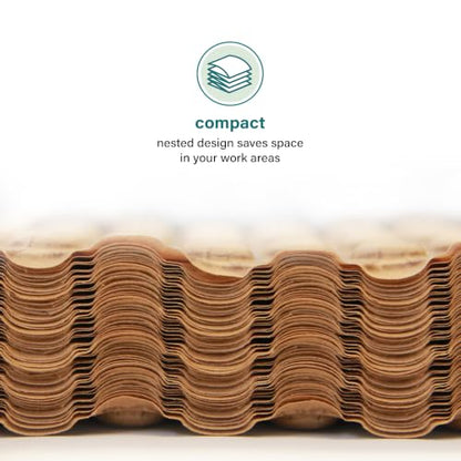 Elementree Paper Bubble Wrap Sheets for Packing, Moving, & Shipping - 18" x 12" x 375' - Eco-Friendly Kraft Bubble Paper - Recyclable Cushioning Wrap - Made in the USA (01941) - size: 18" x 12" x 375' Kraft