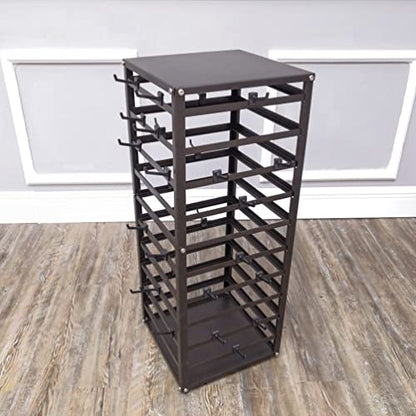 FixtureDisplays® Metal Spinner Rack 80X4 Hooks Sock Display Earring Card Stand Retail Countertop 11453NEW-+80X11666-NPF