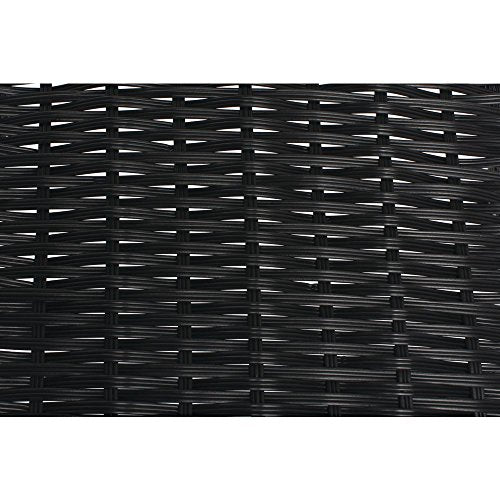 HUBERT Black Tapered Storage Basket - 7 1/2"L x 24"D x 1 1/2" to 7"H - color: Black, size: 7.5"Lx24"Dx1.5-7"H