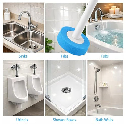 CiLoN Disposable Toilet Brush, Toilet Wand Cleaning System, Bowl Scrubber